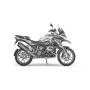 Colectores Opcionales (Titanium) para BMW R 1200 GS 2013