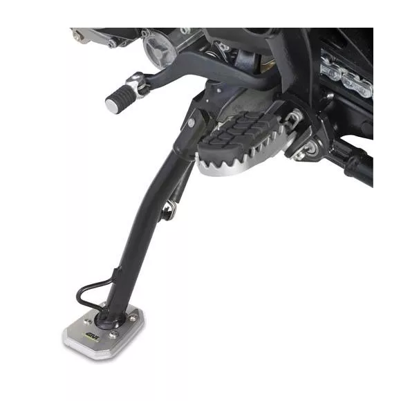 Extension of the side stand base for Yamaha MT-07 Tracer from Givi