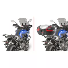 Adaptador posterior específico para maleta MONOKEY® o MONOLOCK® para Yamaha MT-07 Tracer (16-17) de Givi