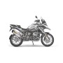 Sistema de escape Akrapovic Slip-On Line BMW R 1200 GS ADVENTURE (2014-2018)