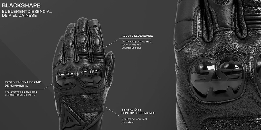 Guantes Dainese Blackshape para mujer