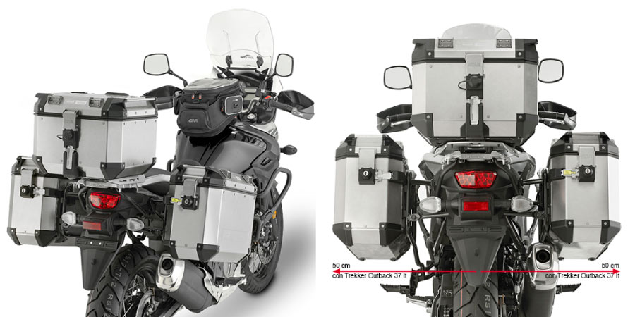Soporte lateral givi v-strom 650