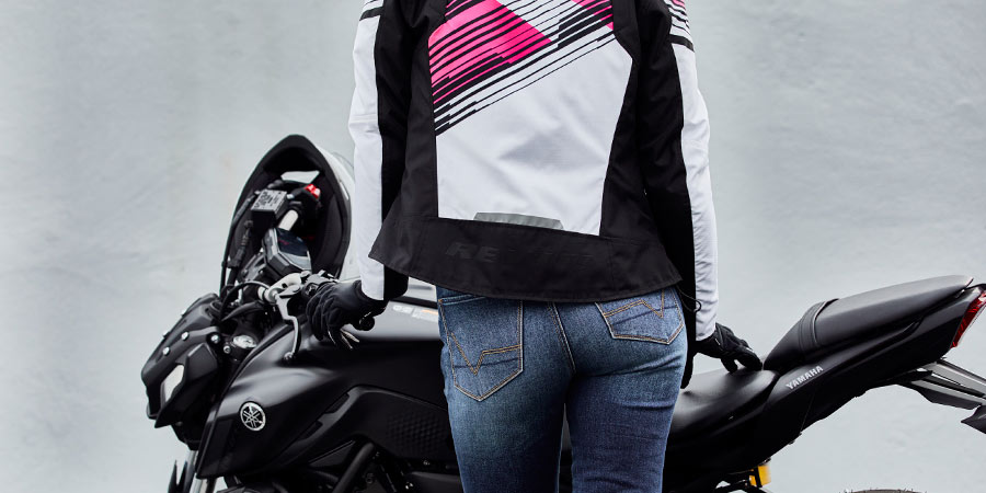 Vaqueros moto Revit Marley SK para mujer